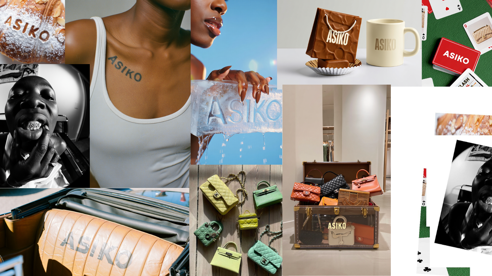 Luxury bag being presented or inspected